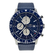 Breitling Chronoliner Automatic 46mm Blue Dial Y24310 Watch - Box And Papers