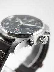 IWC Pilot Chronograph Stainless Steel Green 43mm Automatic Men’s Watch IW378005