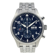 IWC Pilot Chronograph Le Petit Prince Stainless Steel Blue 43mm Automatic IW3777