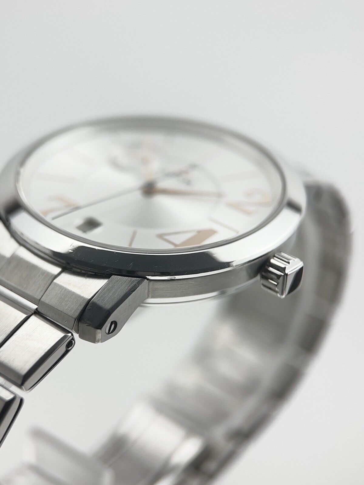 Credor Automatic 36mm Silver Dial Men’s Watch Box & Papers 2012 Ref GCBW989