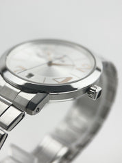 Credor Automatic 36mm Silver Dial Men’s Watch Box & Papers 2012 Ref GCBW989