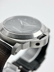 Panerai Luminor Base Manual Wind 44mm Titanium Watch PAM00176 - Box And Papers