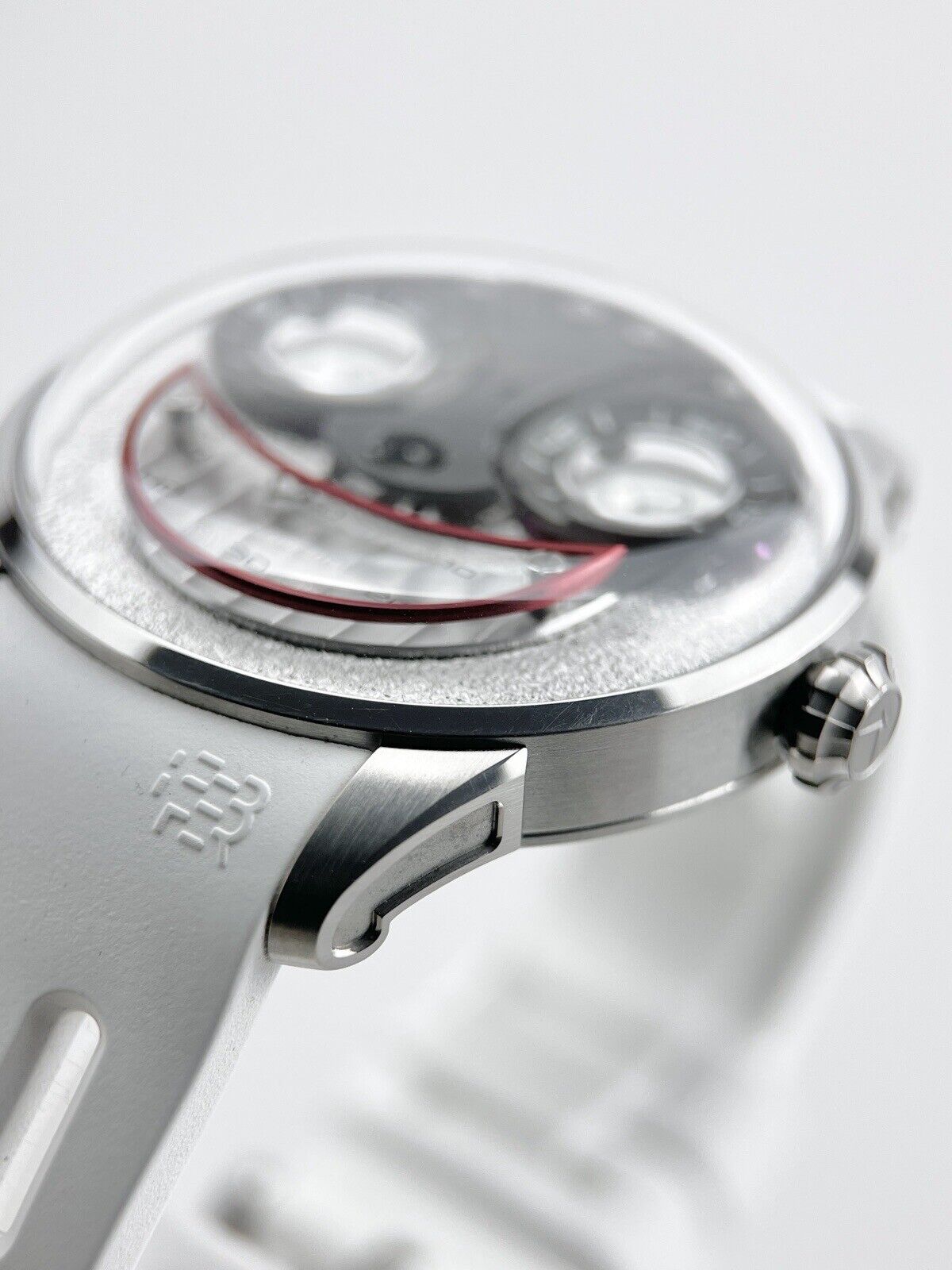 Behrens Chaykin Joker Automatic 42mm Watch BHR028T White Dial - Box And Papers
