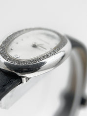 Cartier Baignoire Factory Diamonds Ref 1961 Quartz Movement 18k White Gold