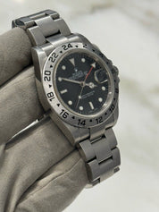 Rolex Explorer II Stainless Steel 16570 Black Dial Watch