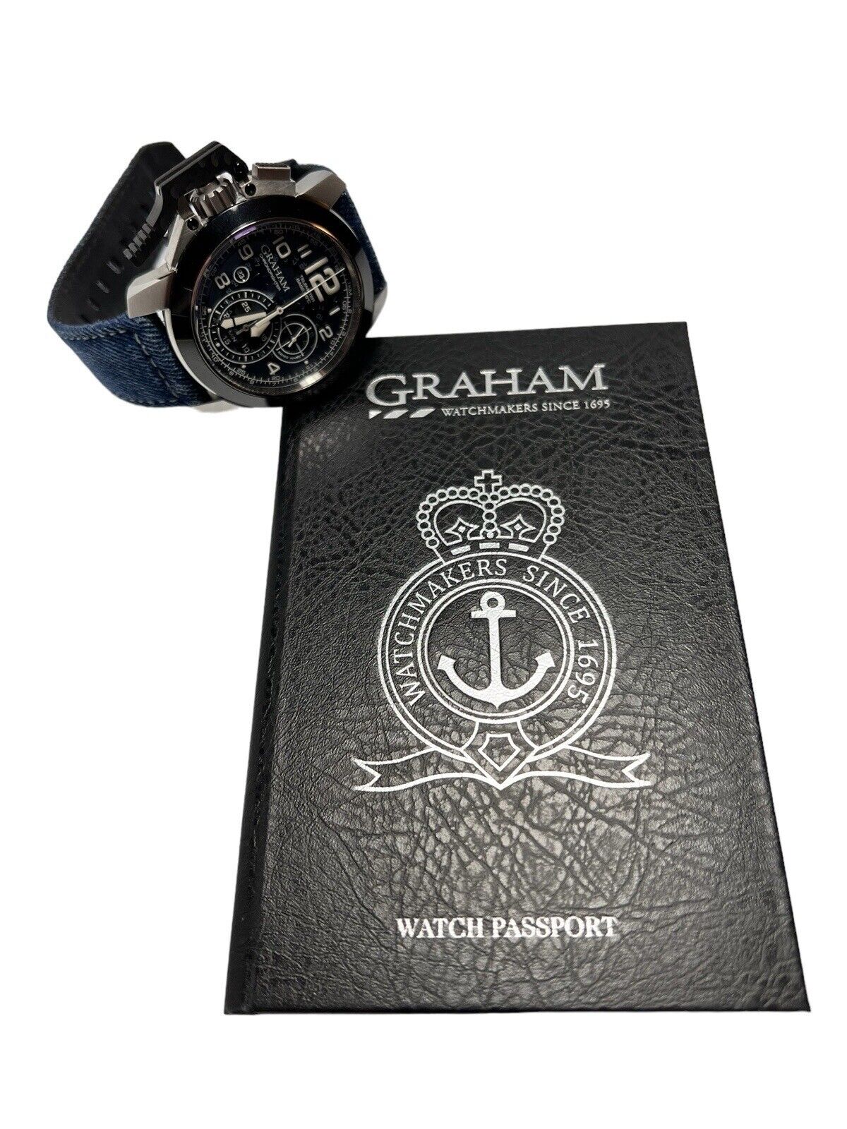 Graham Chronofighter Stainless Steel Blue 49mm Automatic Men’s Watch GR2FFDF 01