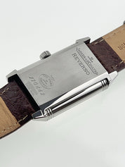 Jaeger LeCoultre Reverso Grande Taille Stainless Steel White 26x42mm Manual Wind