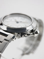 Cartier Pasha Stainless Steel White 35mm Stainless Steel Automatic Watch 2324