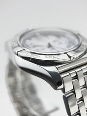 Breitling Chronomat 44 Steel White 44mm Automatic Men’s Watch AB0110