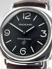 Panerai Radiomir Base 3 Days 45MM Black Dial Strap Men's Watch Ref - PAM00753