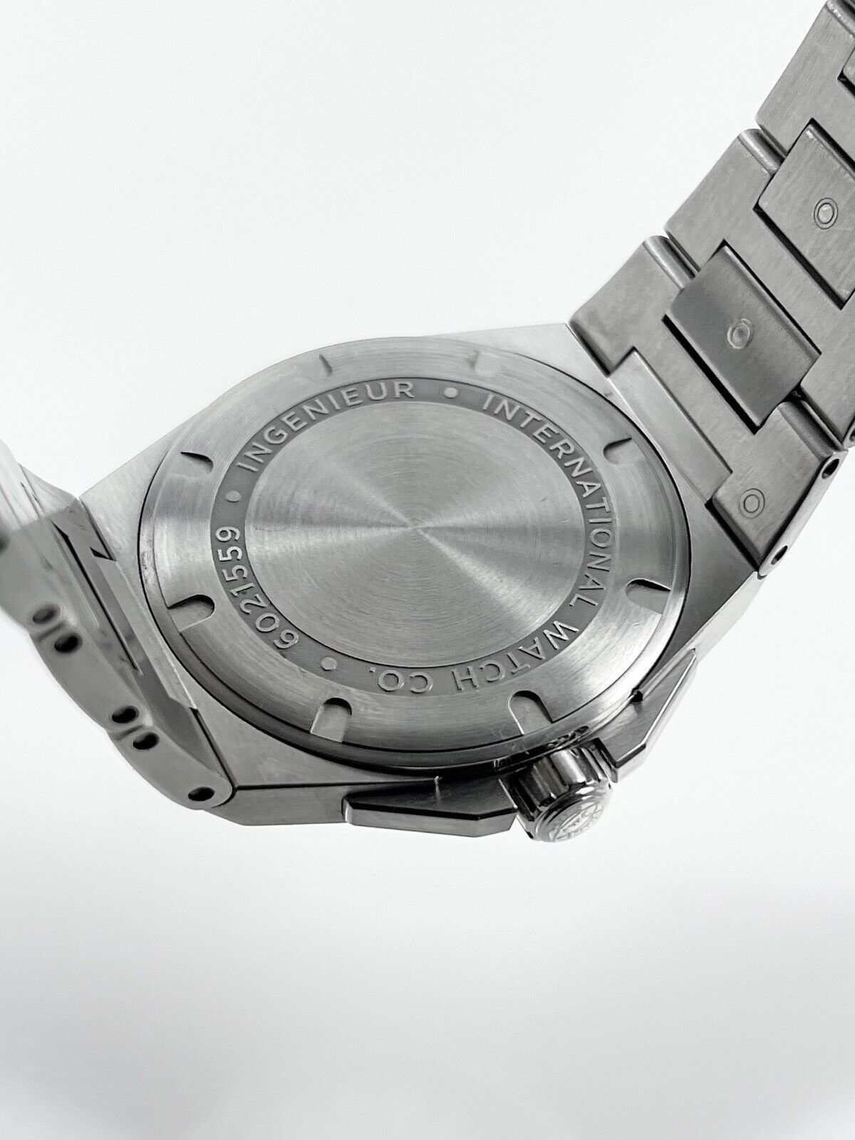 IWC Ingenieur Automatic Watch 40mm White Dial Gold Hands IW323906 W/ Box