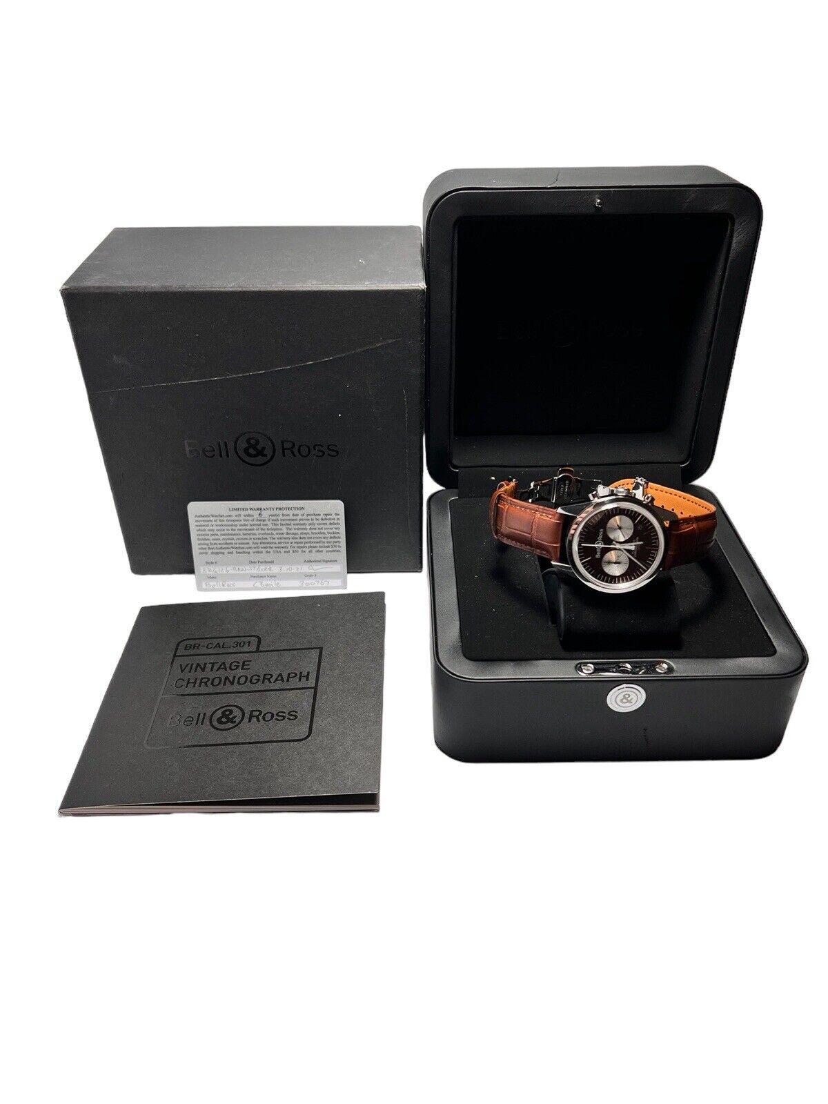 Bell & Ross Limited Edition 41mm Automatic Brown Dial BR126 - Box And Papers