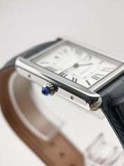 Cartier Tank Solo Stainless Steel White Dial Automatic Men’s Watch 3800
