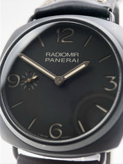 Panerai Radiomir 3 Days Manual Wind 47mm Ceramic Watch Black Dial PAM00504