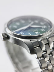 IWC Pilot Mark XX Stainless Steel Green 40mm Automatic Men’s Watch IW328206