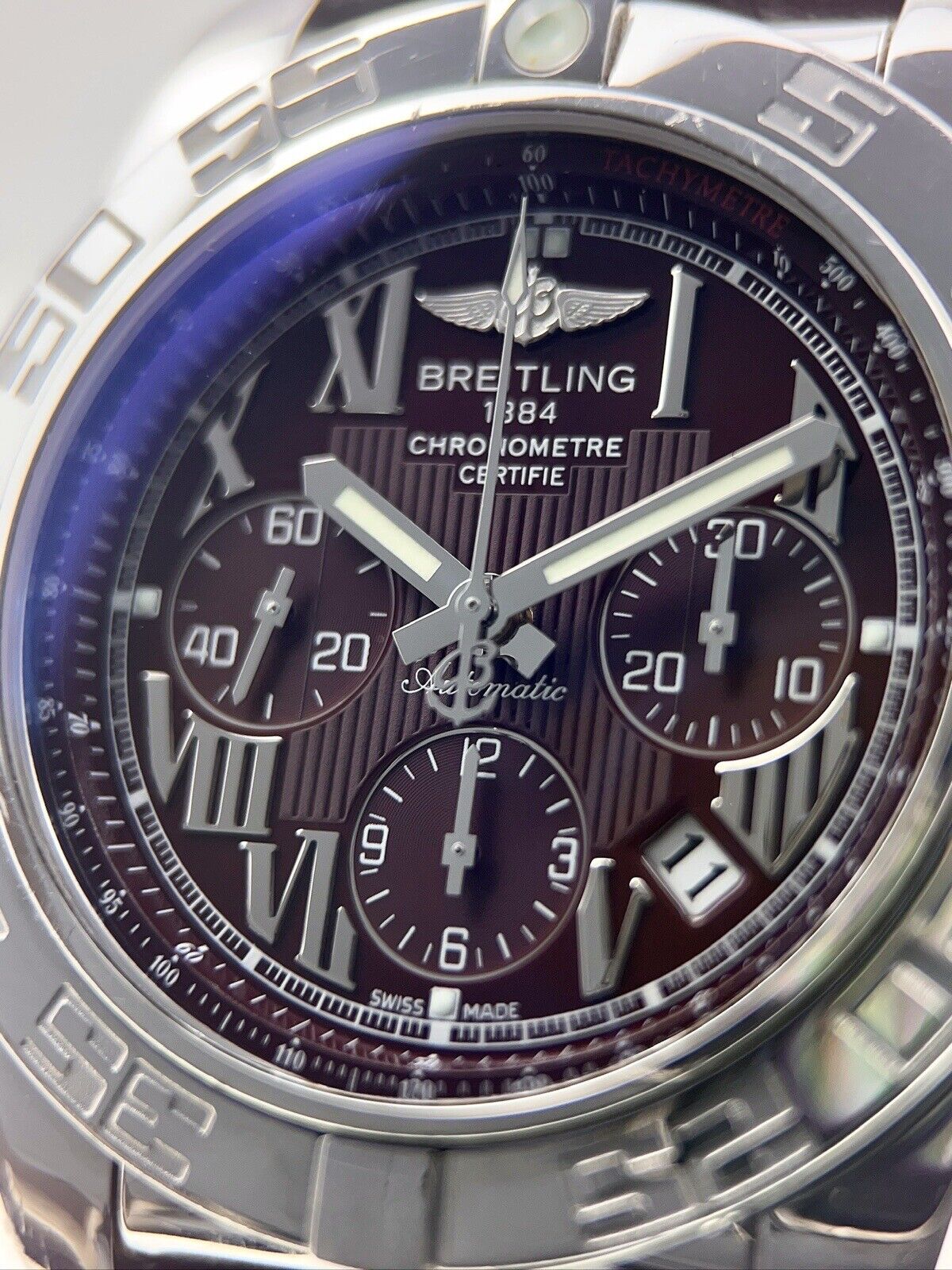 Breitling Chronomat Stainless Steel 44mm Automatic Men’s Watch AB0110