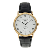 Patek Philippe 18k Yellow Gold White 33mm Manual Wind Men’s Watch 3919J