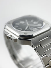 Bell＆Ross Black Steel BR05 Date black Dial Automatic Men's Watch 40mm B&P