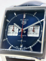 Tag Heuer Monaco Stainless Steel Blue 39mm Automatic Men’s Watch CBL2111