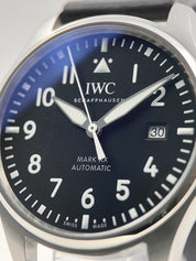 IWC Pilot Mark XX Stainless Steel Black 40mm Automatic Men’s Watch IW328201