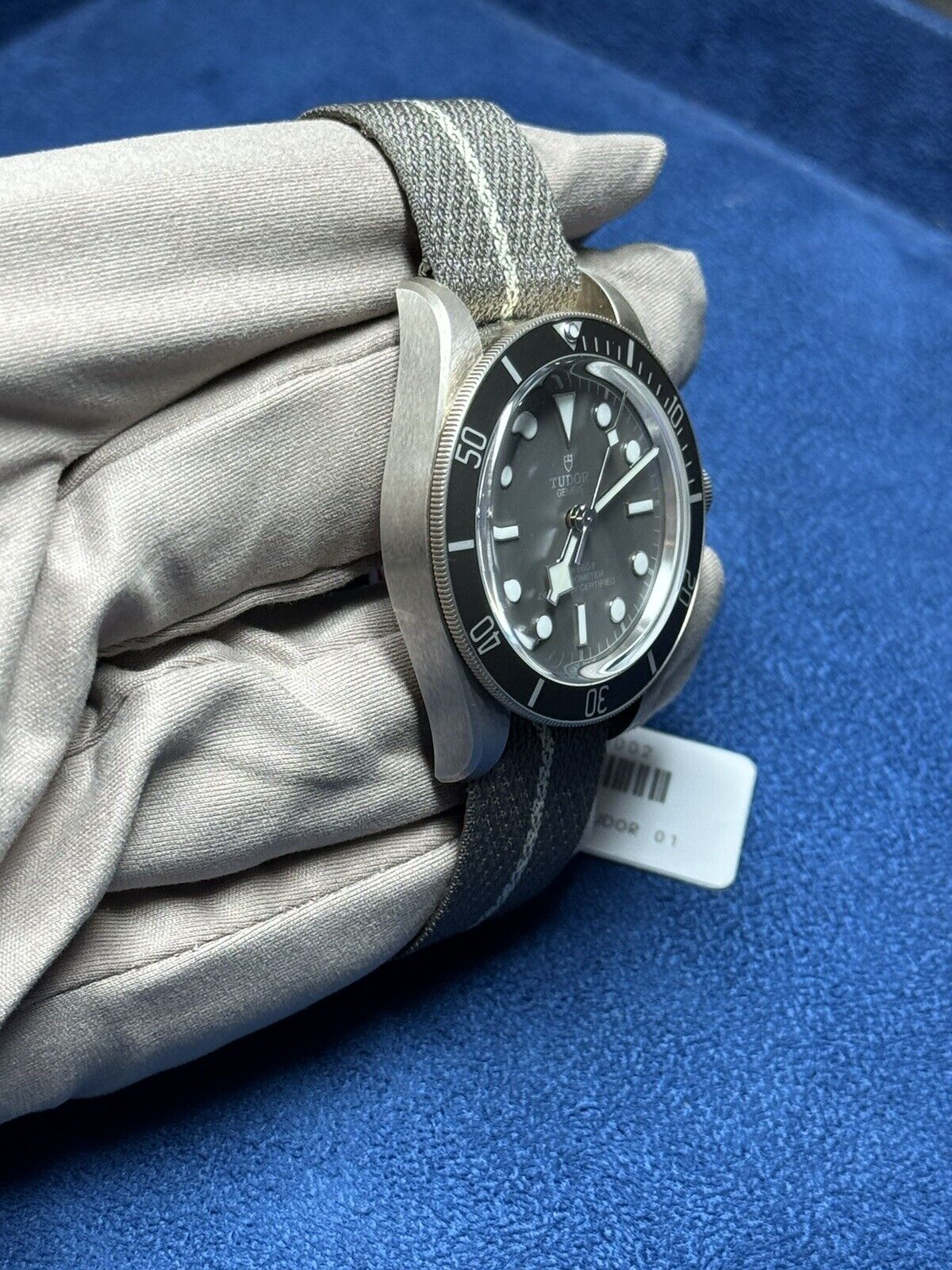 Tudor Black Bay Fifty-Eight Grey Dial Men's .925 Silver Watch Ref 79010SG B&P