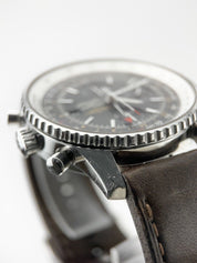 Breitling Navitimer World GMT Automatic Stainless Steel 46 mm Black Dial A24322