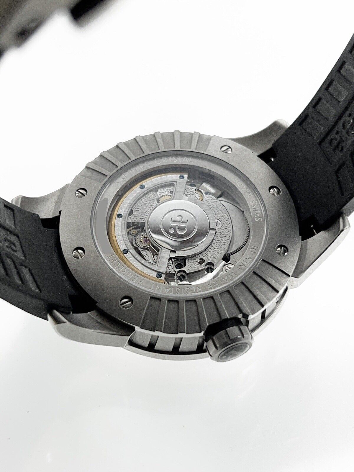 Perrelet Retrograde 43mm Automatic Black Dial Titanium Men’s  Watch Ref A5001