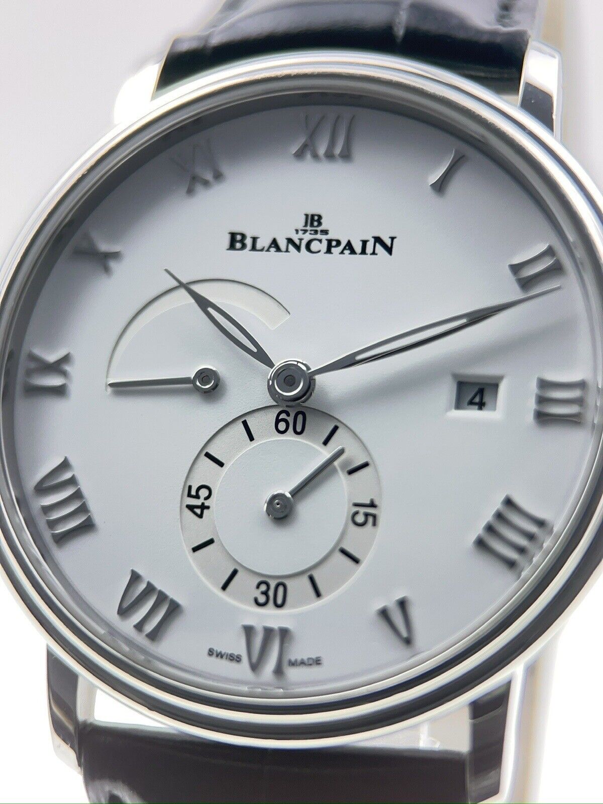 Blancpain Villeret Ultra Slim Stainless Steel White 40mm Manual Wind Men’s Watch