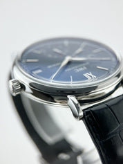 2013 IWC Portofino 45mm Blue Dial Manual Winding Watch IW51010 -  Box And Papers