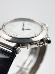 Cartier Pasha 42mm 18k White Gold Automatic Silver Dial 2727 Watch