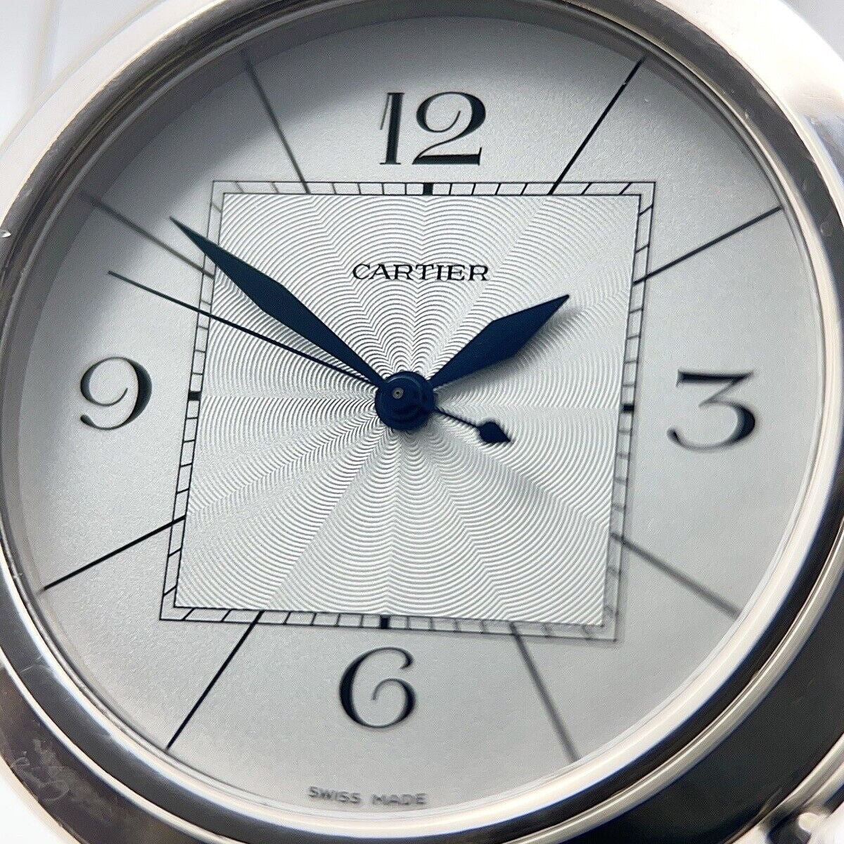 Cartier Pasha 42mm 18k White Gold Automatic Silver Dial 2727 Watch