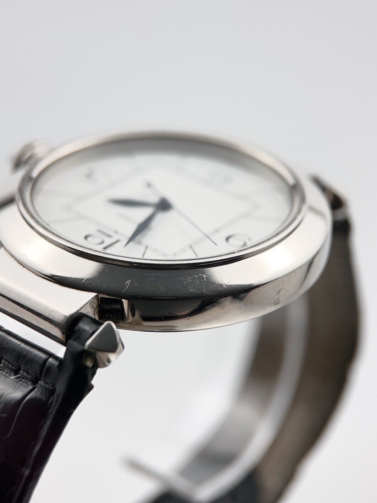 Cartier Pasha 42mm 18k White Gold Automatic Silver Dial 2727 Watch