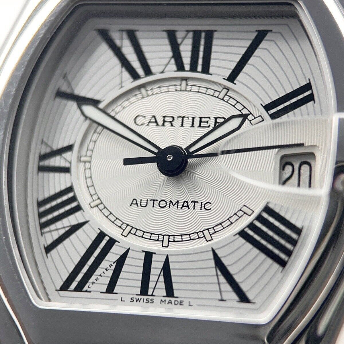 Men's Cartier Roadster Large 39mm Automatic Silver Dial W62025V3