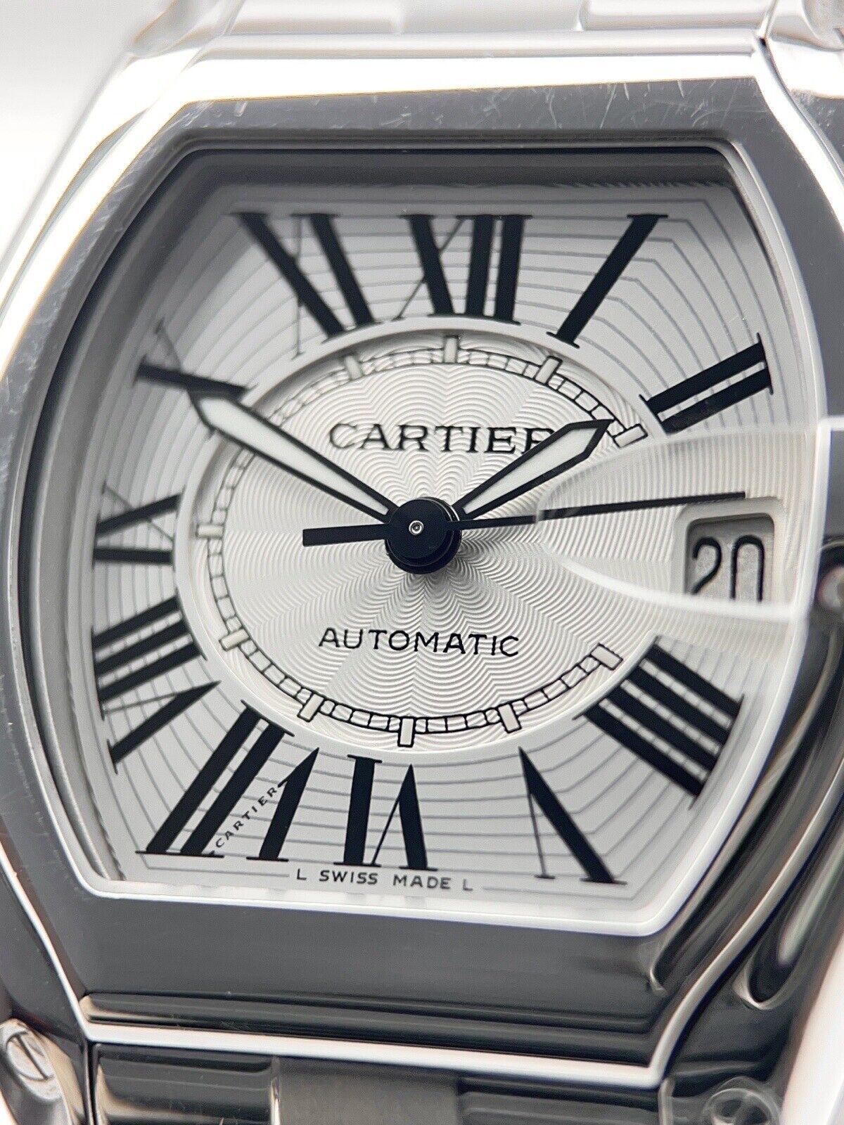 Men's Cartier Roadster Large 39mm Automatic Silver Dial W62025V3